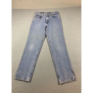 Vintage Levi's 512 Slim Fit Regular Jeans 16 Light Blue High Rise Guatemala